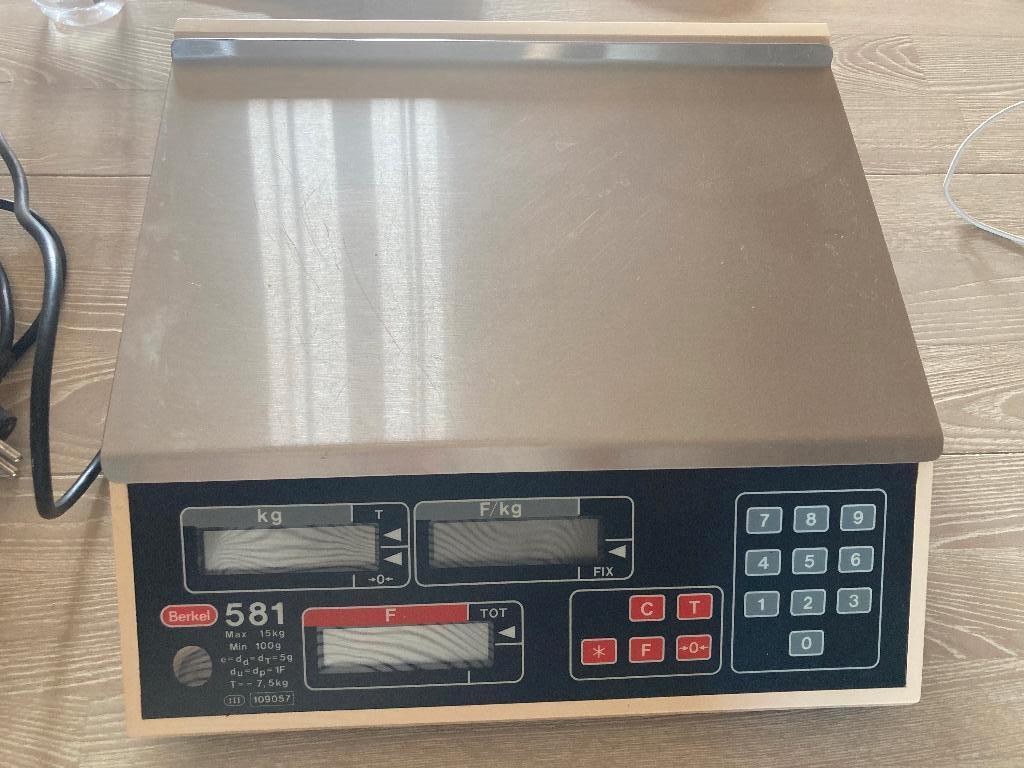 Handelsbalans Berkel 581, Elektronische apparatuur, Weegschalen, Ophalen, Gebruikt, Winkelweegschaal, 1 tot 500 gram