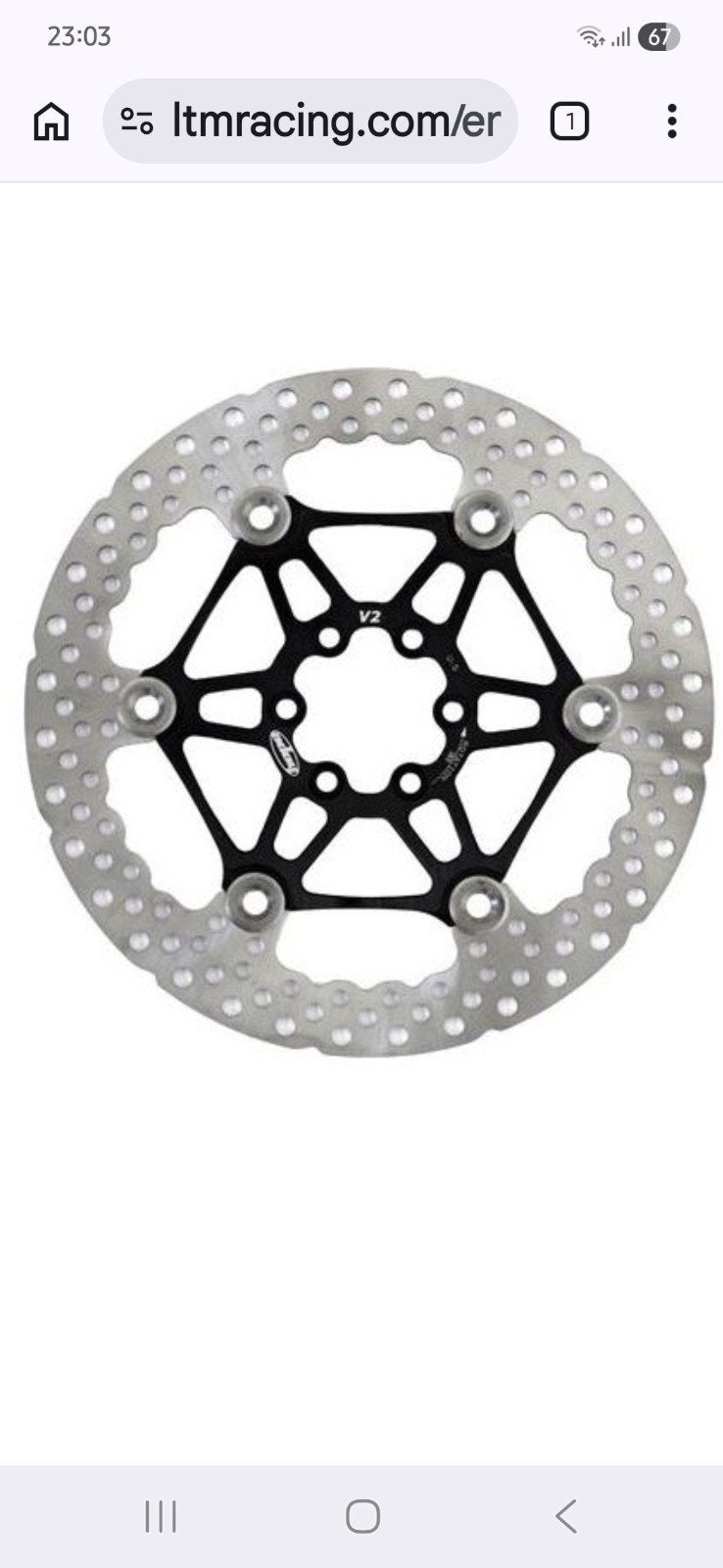 Gezocht Hope V2 floating disk 183mm 6gaats, Ophalen of Verzenden