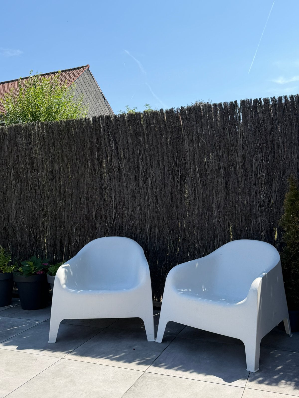 IKEA SKARPÖ tuinstoelen, Tuin en Terras, Ophalen, Gebruikt, Plastic