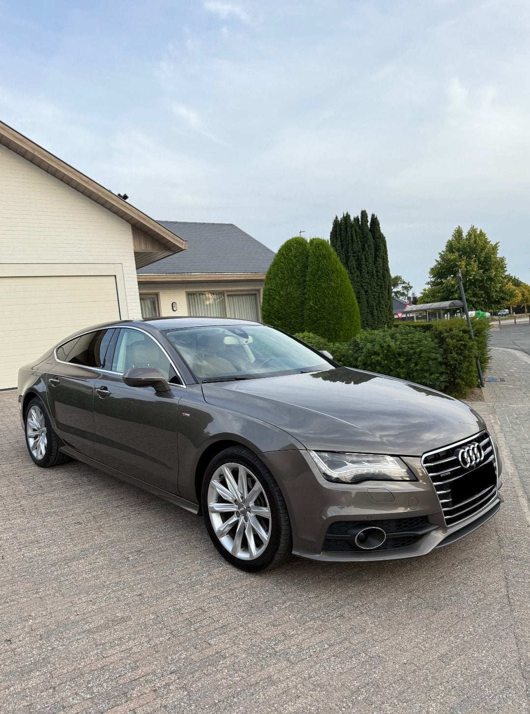 Audi A7 3.0 TDI Quattro S-Line Automaat, Autos, A7, Achat, Beige, 5 portes