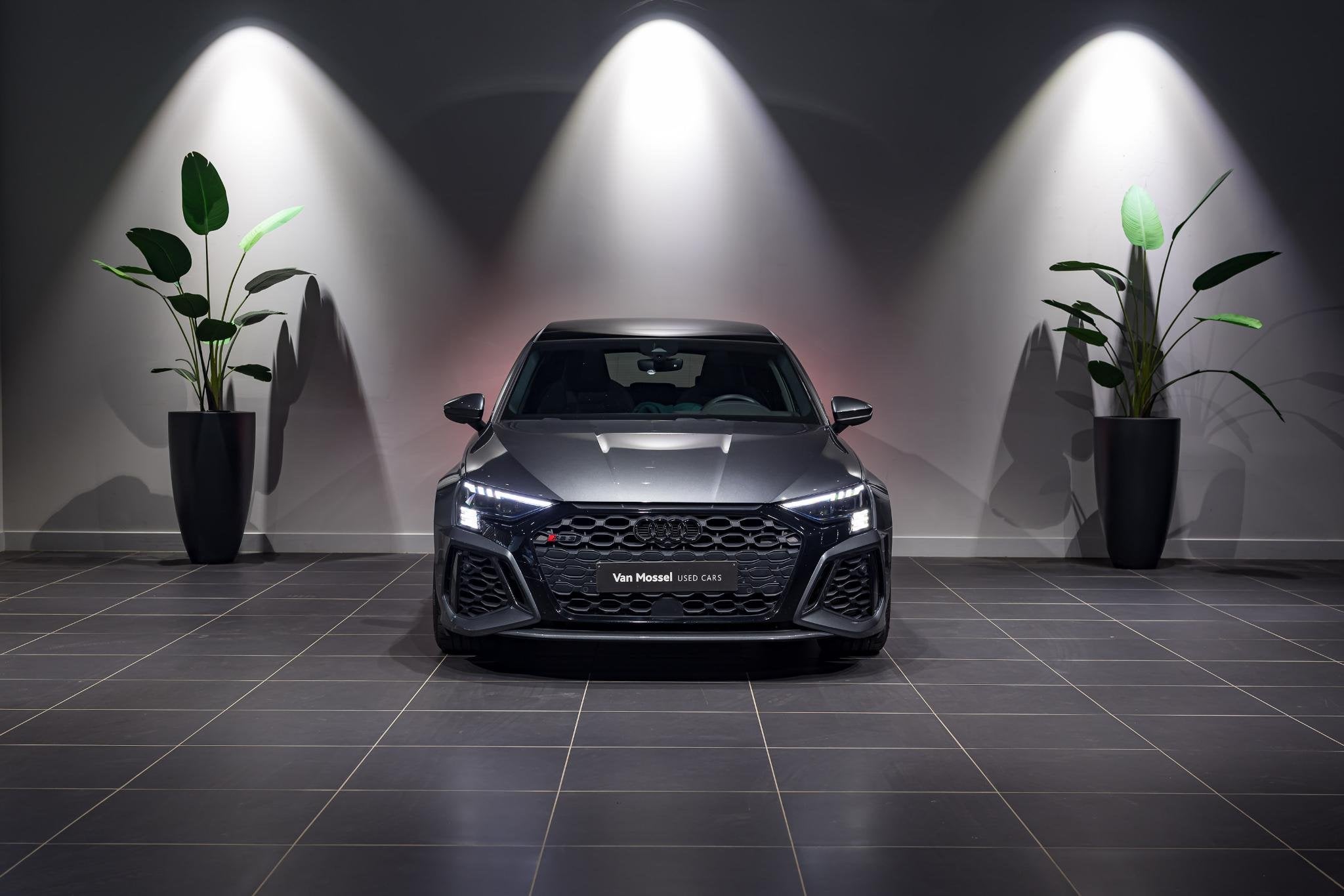 Audi RS3 Sportback 2.5 TFSI quattro S tronic MASSAGEZETELS |, Auto's, Stof, Zwart, RS3, Automatische klimaatregeling