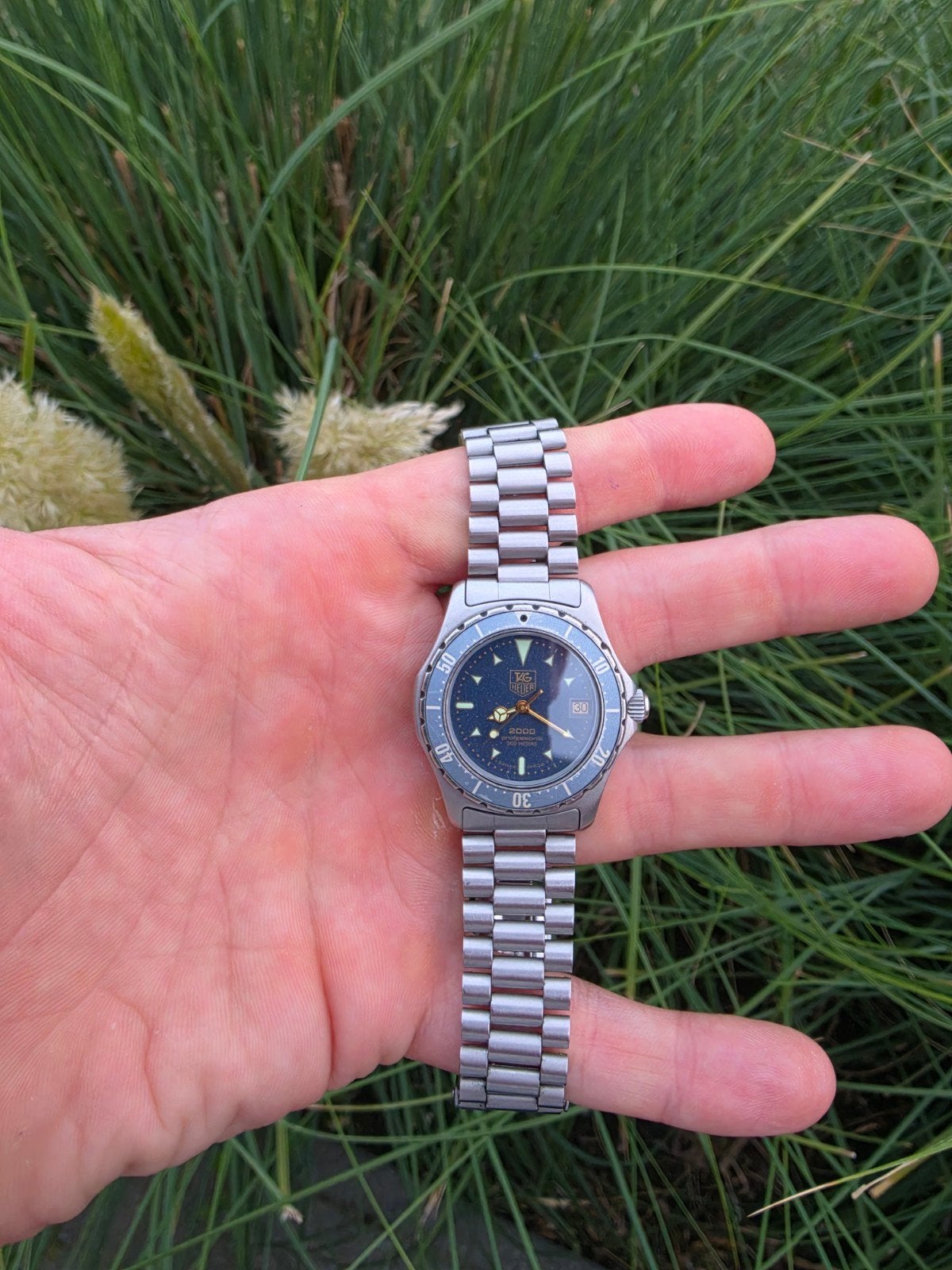 TAG Heuer 2000 professionnal (Moondust), Montre-bracelet, Autres marques, Enlèvement ou Envoi, Acier