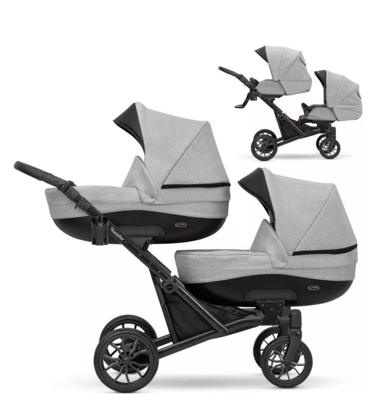 Kunert buggy tweeling, Enfants & Bébés, Poussettes & Combinaisons, Comme neuf, Poussette, Tige de poussée réglable, Enlèvement