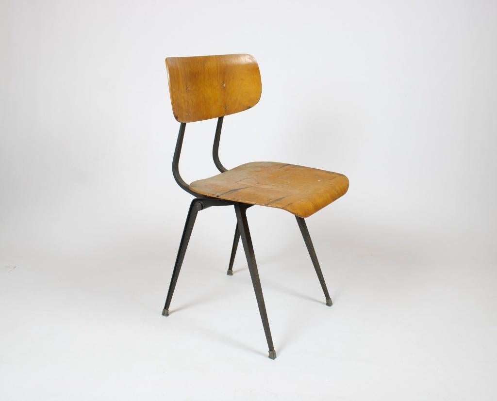 vintage schoolstoel, jaren '60-'70, Ophalen