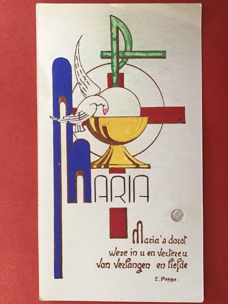 Relikwie Priester Poppe, Ophalen of Verzenden, Zo goed als nieuw, Kaart of Prent, Christendom | Katholiek