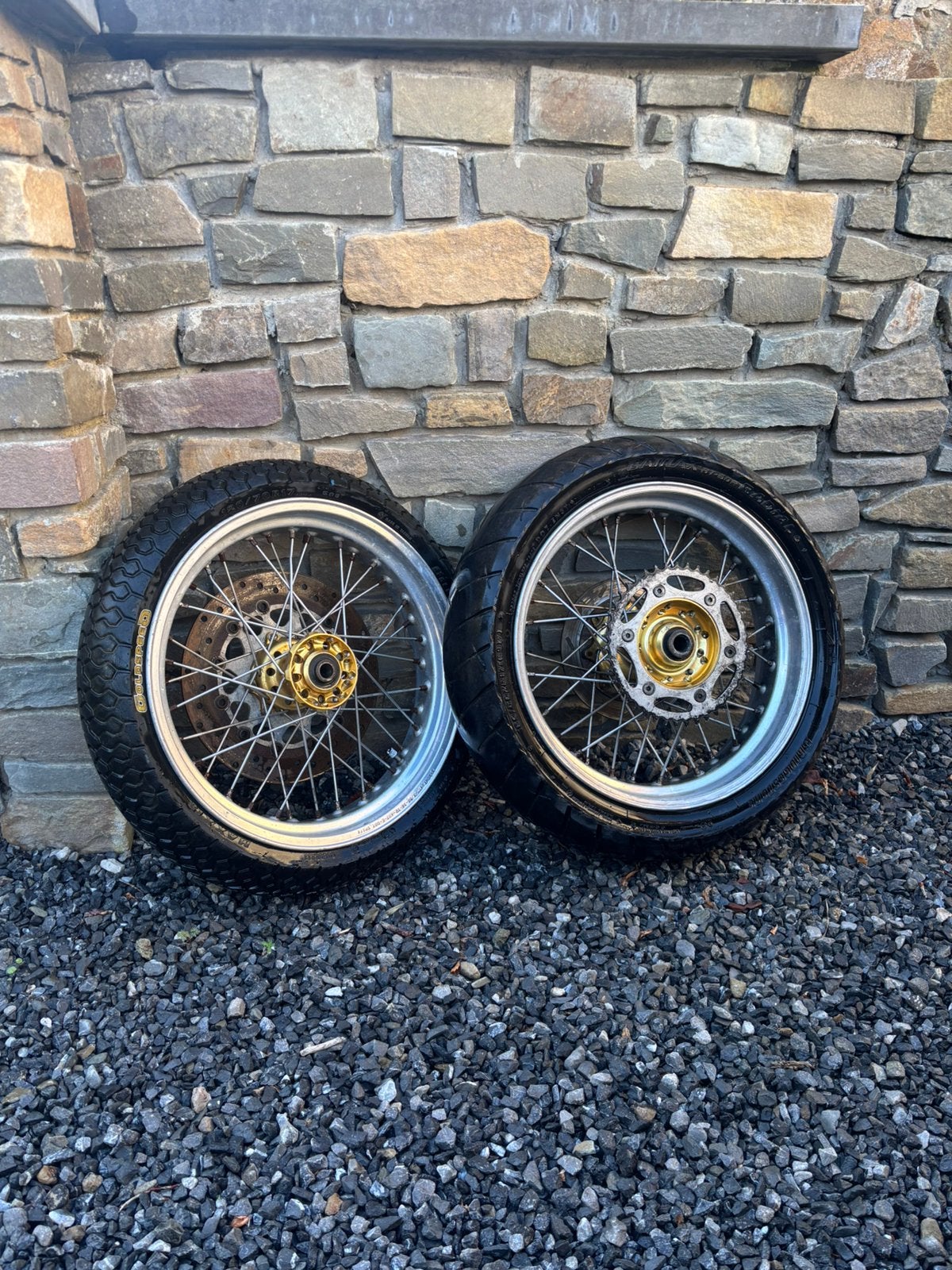 Roues / jantes supermotard pour honda xr 600 moto xr 400, Motos, Enlèvement ou Envoi