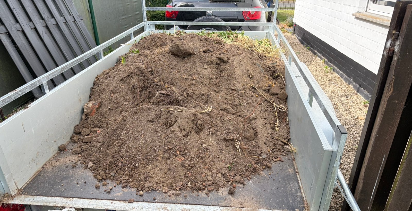 Gratis opvulgrond, Tuin en Terras, Zand, Ophalen, Gebruikt