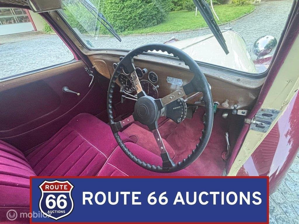 Talbot T15 Baby | 1938 | Route 66 Auctions, Overige merken, Zwart, Bedrijf, Handgeschakeld