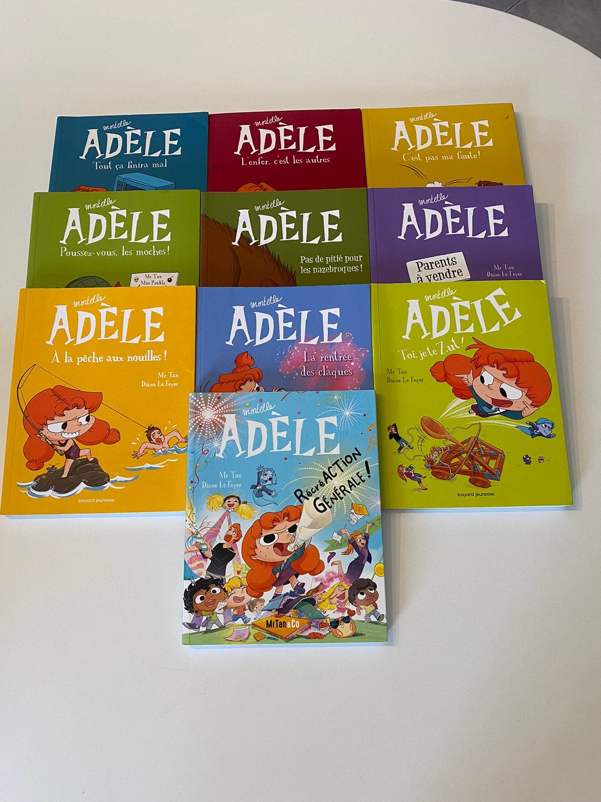 Lot de 10 livres Adèle Mortelle impeccable, Livres, Enlèvement ou Envoi, Comme neuf