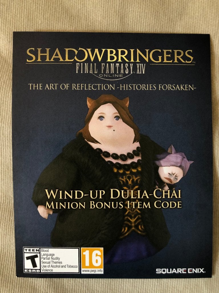 Mascotte Final Fantasy XIV - Shadowbringers, Ophalen, Nieuw, Overige typen, Overige merken