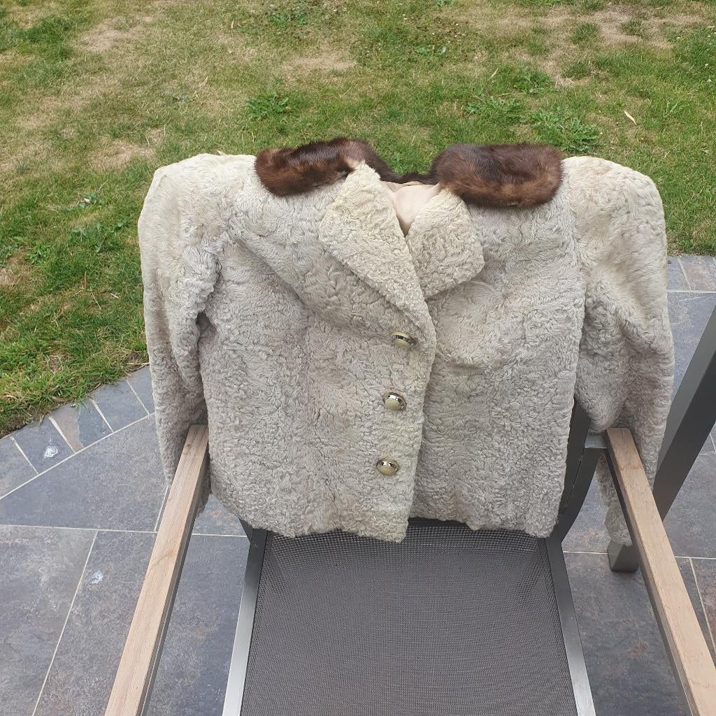 Collectie vintage bont, retro 1950s, Kleding | Dames, Jassen | Winter, Ophalen, Zo goed als nieuw, Maat 36 (S)
