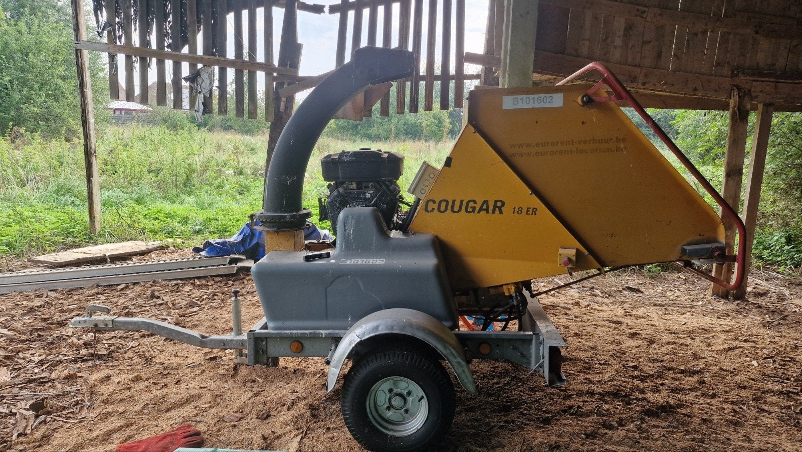 professionele Hakselaar, Ophalen, Benzine