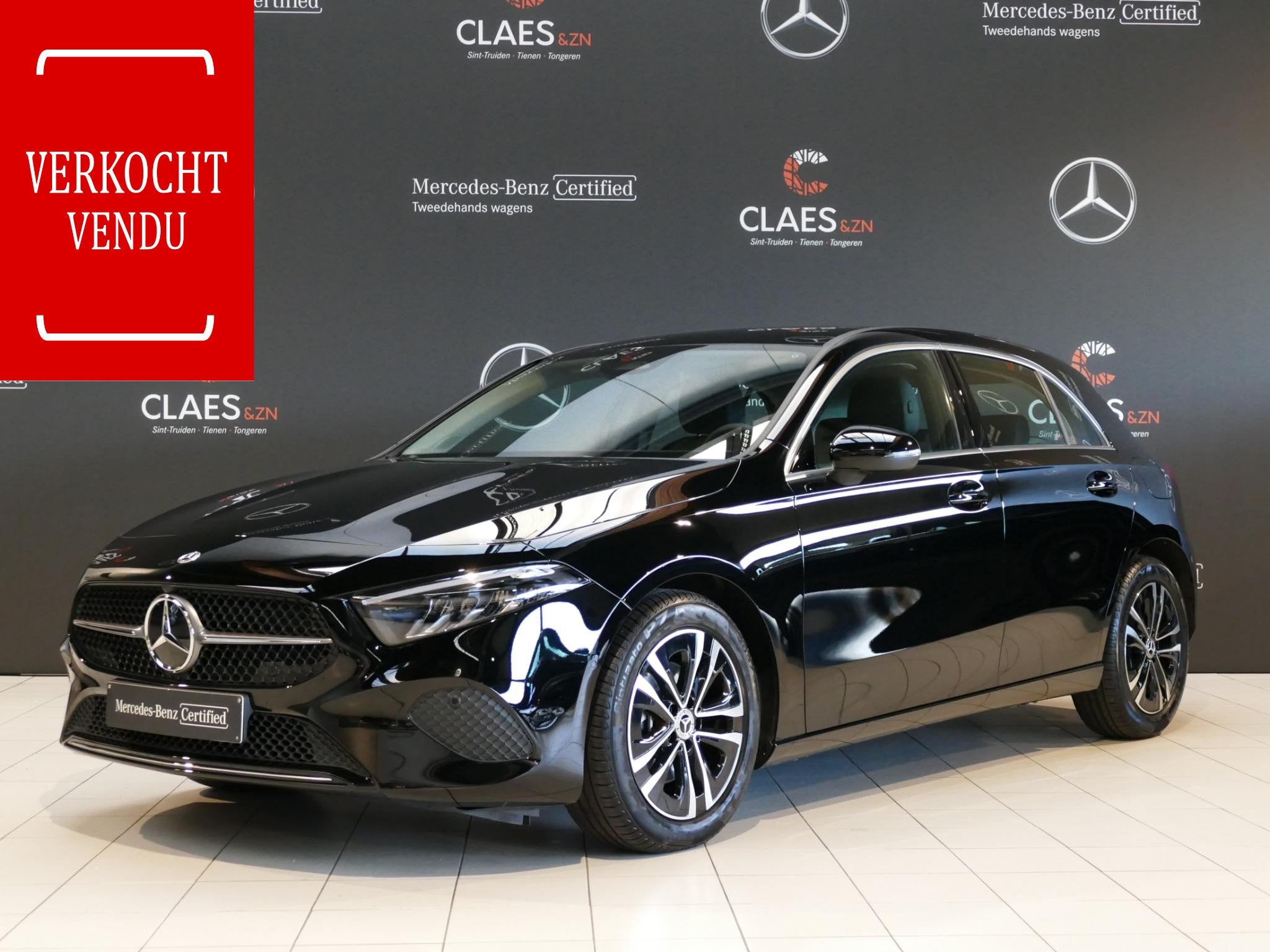 Mercedes-Benz A-klasse 180 Progressive Line DOS 8387, Stof, 4 cilinders, 136 pk, Zwart