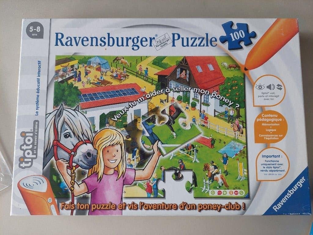Tiptoi puzzel manege 100 stukjes (frans), Kinderen en Baby's, Ophalen of Verzenden, Gebruikt, Puzzelen, Met geluid