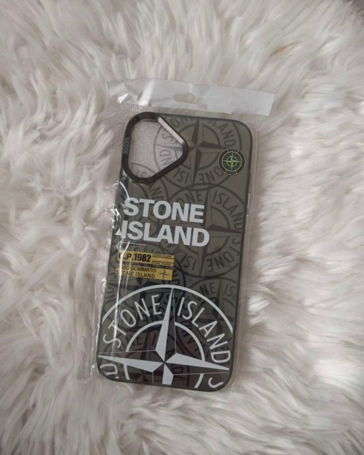 Coque Stone Island noire iphone 16, Enlèvement ou Envoi, Neuf, Stone Island, IPhone 16