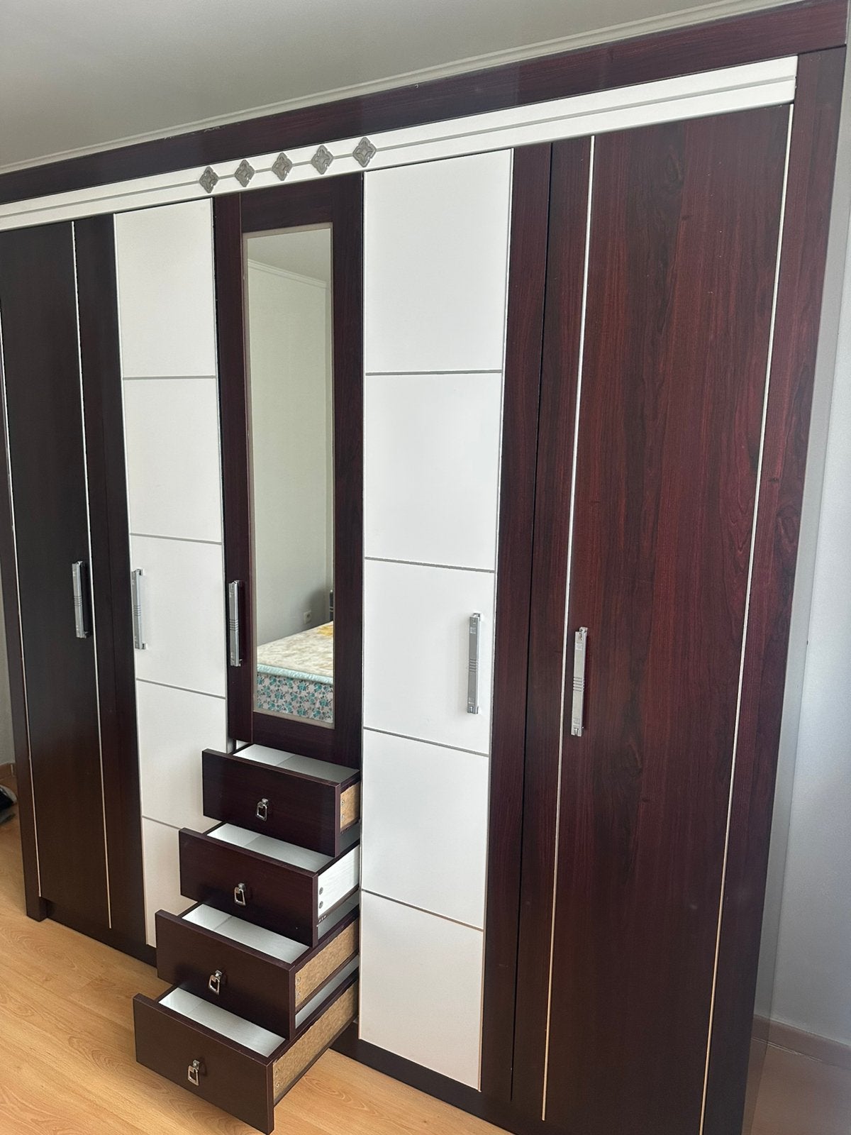 Stevige complete slaapkamer, moet dringend weg!, Ophalen, Zo goed als nieuw