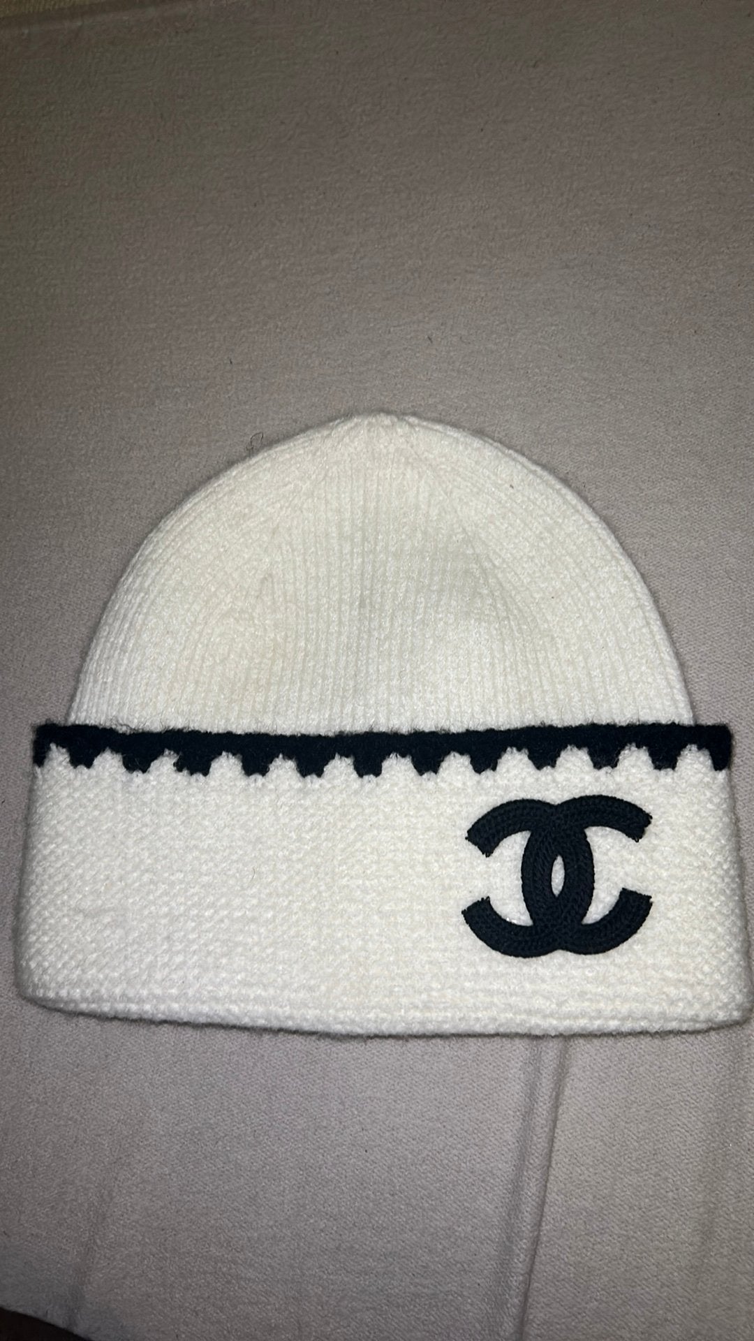 Chanel beanie, Kleding | Heren, Mutsen, Sjaals en Handschoenen, Ophalen, Zo goed als nieuw