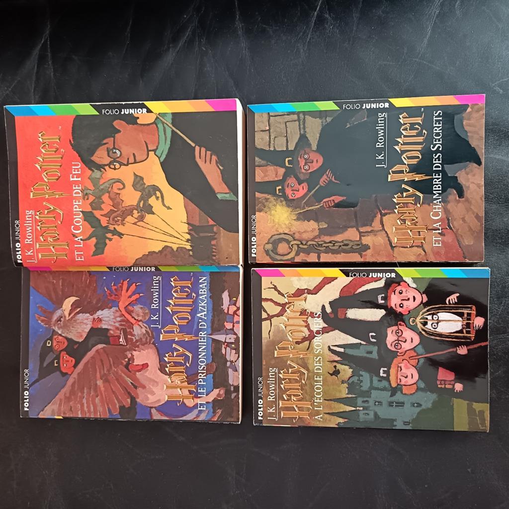 Lot de 4 livres Harry Potter – Folio Junior – J.K. Rowling, Enlèvement