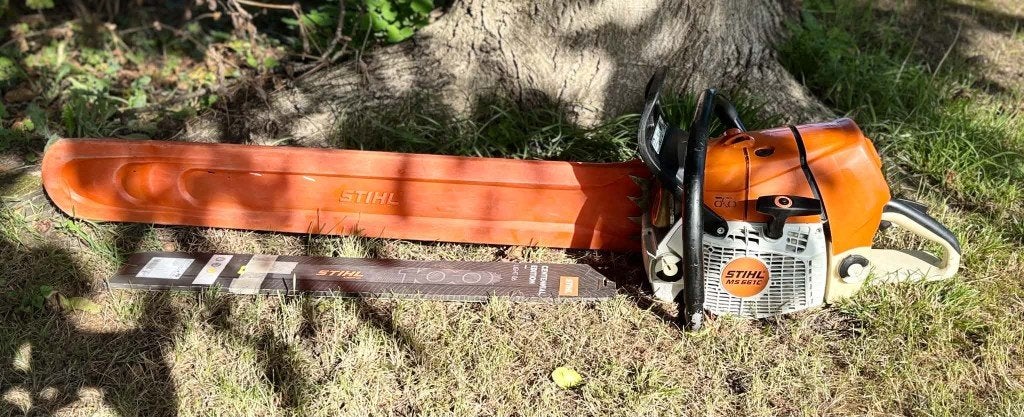 Tronçonneuse STIHL MS 661C, Enlèvement, Tronçonneuse