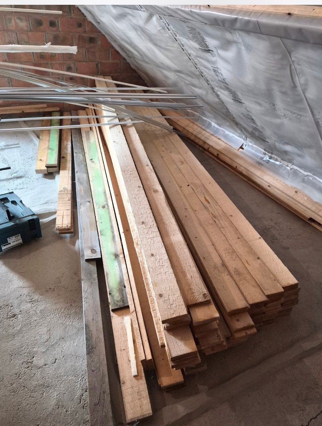 vuren hout 22x100x360, Doe-het-zelf en Bouw, Ophalen, Minder dan 25 mm, Zo goed als nieuw, Plank