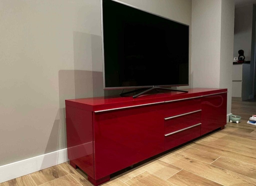 Ikea Besta tv meubel, Ophalen, Gebruikt, 150 tot 200 cm, Minder dan 100 cm