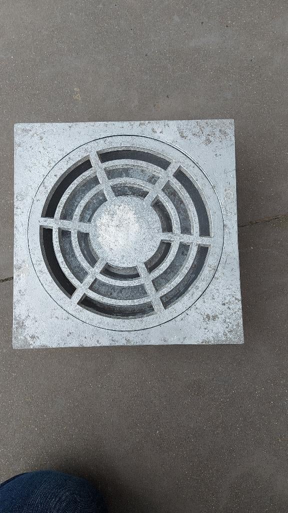 Aluminium en PVC klokrooster - NIEUW, Ophalen, Afvoer, 60 tot 80 mm, Nieuw