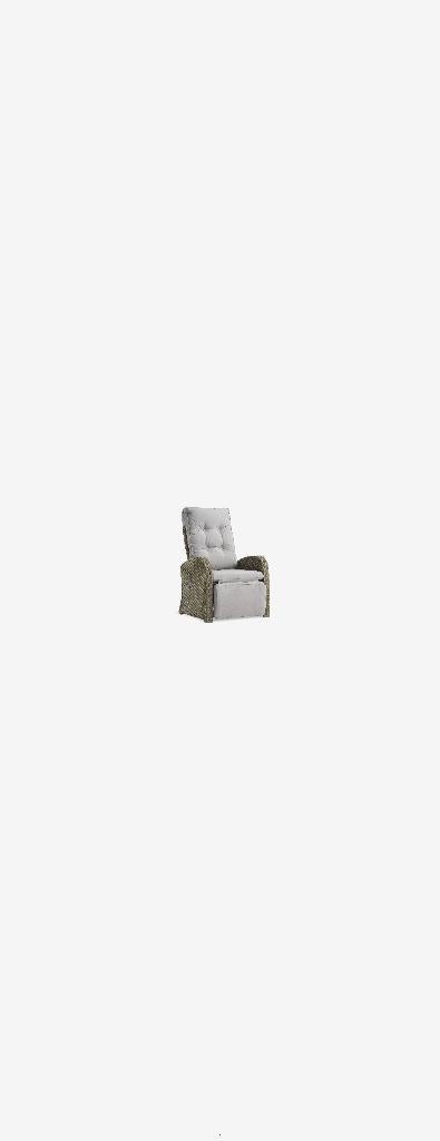 Tuin loungestoel STORD naturel, Tuin en Terras, Tuinstoelen, Nieuw, Kunststof, Verstelbaar, Ophalen