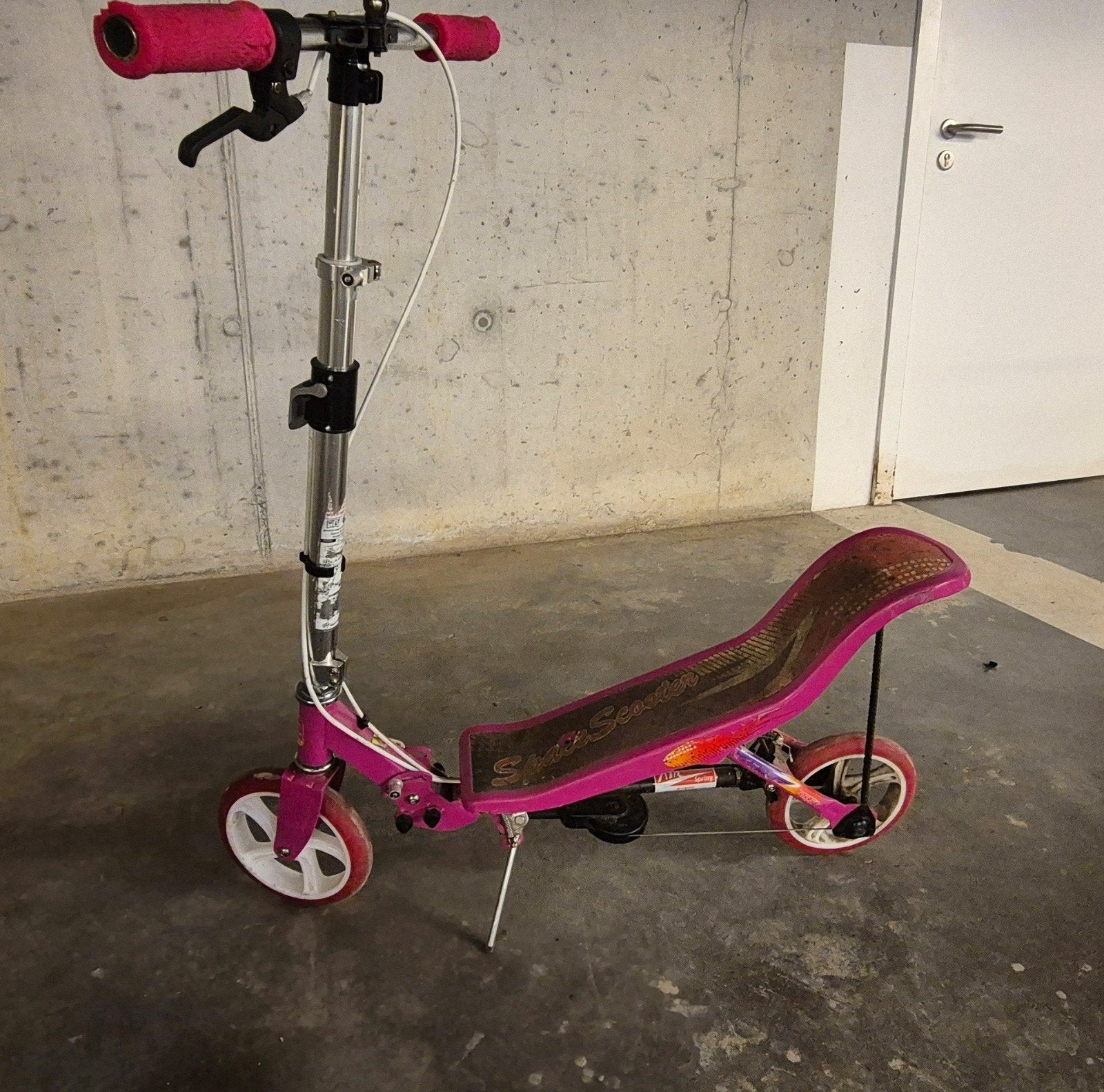 space scooter, Ophalen, Zo goed als nieuw