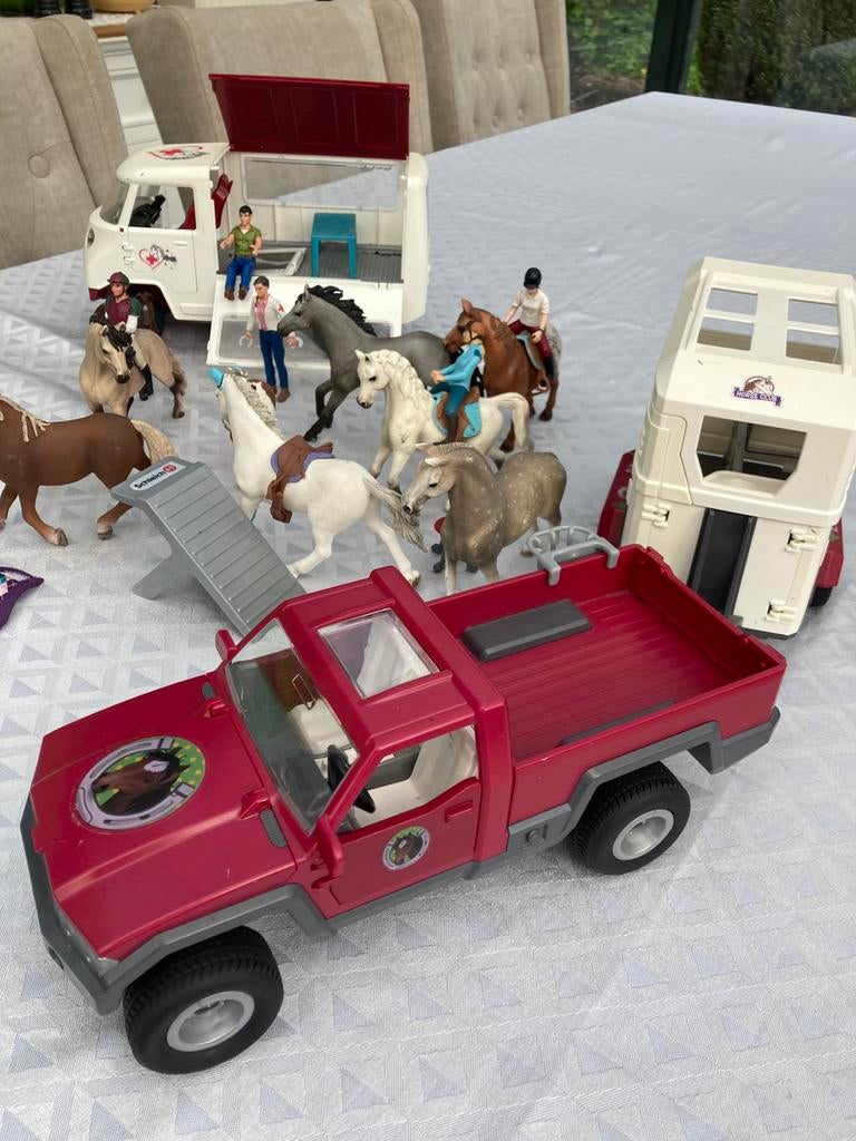 Schleich, Ophalen, Gebruikt