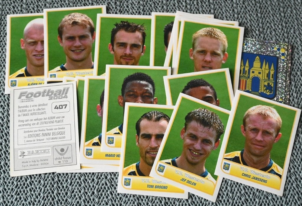 Panini Football 2004 / Westerlo / 21 stickers / ploeg - 1, Verzenden, Nieuw, Poster, Plaatje of Sticker
