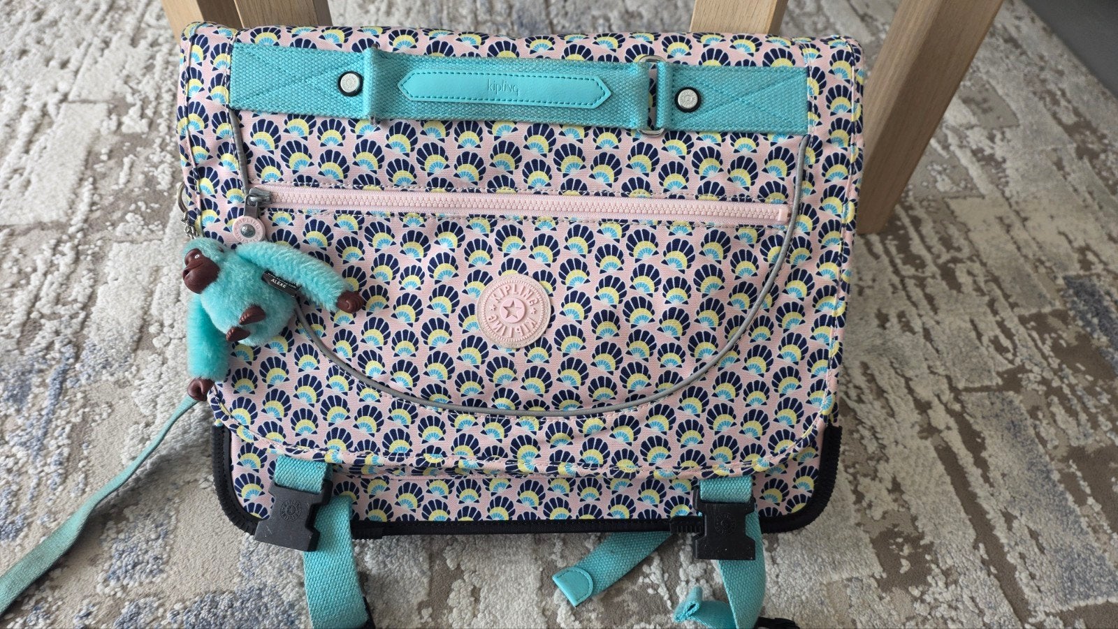 Schooltassen, Ophalen of Verzenden, Leer, 30 tot 40 cm, Gebruikt