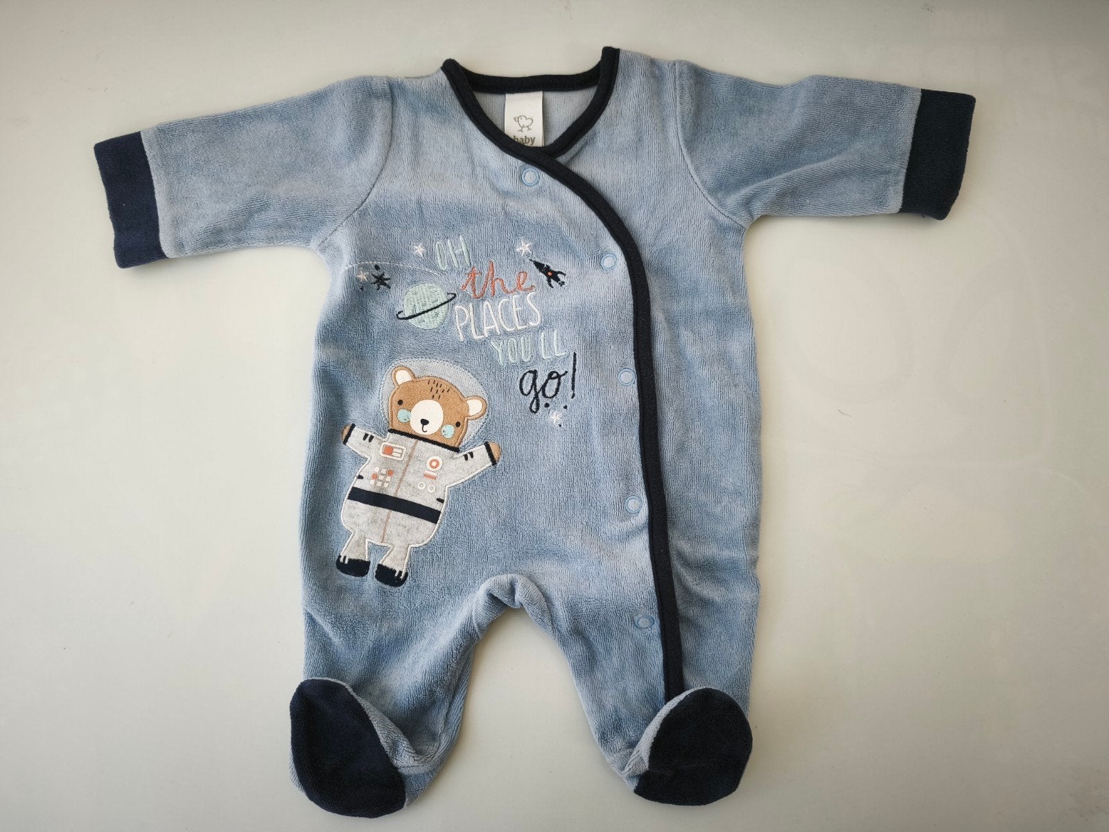 Warme pyjama thema ruimte maat 50_c&a, Kinderen en Baby's, Nacht- of Onderkleding, Gebruikt, C&A, Jongetje of Meisje