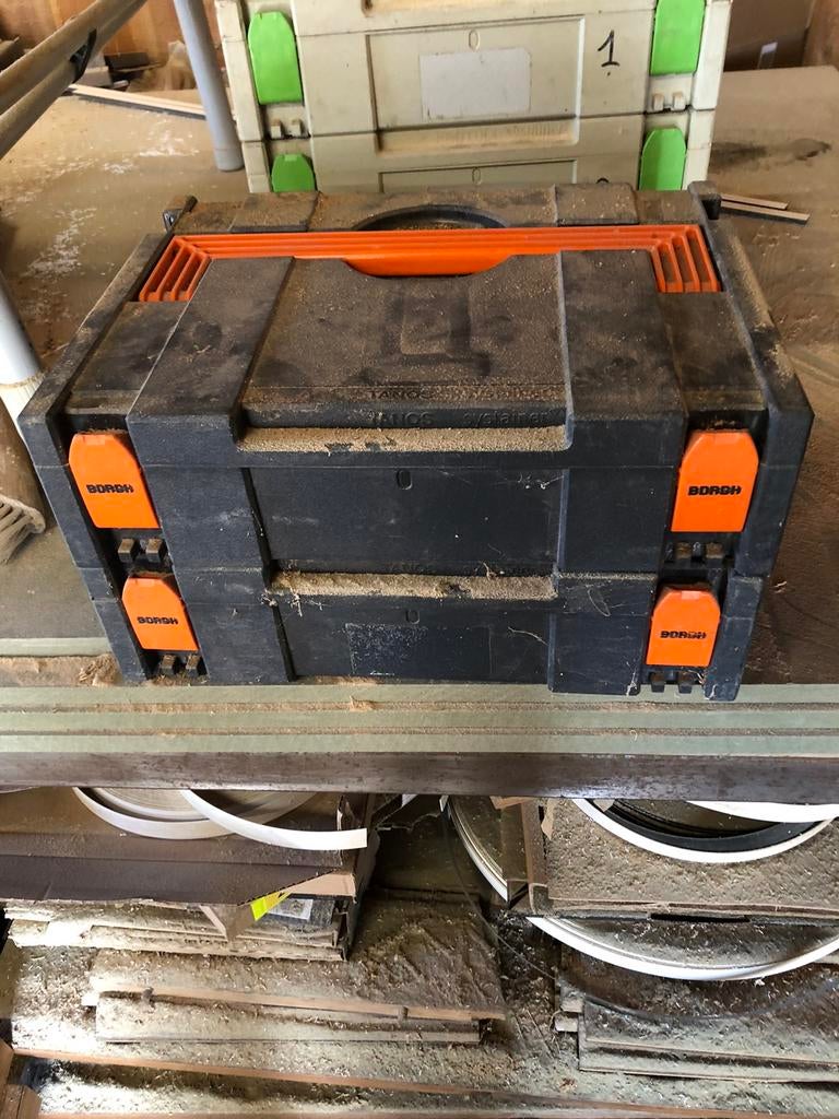 2 tanos systainers borgh, Doe-het-zelf en Bouw, Ophalen, Gebruikt