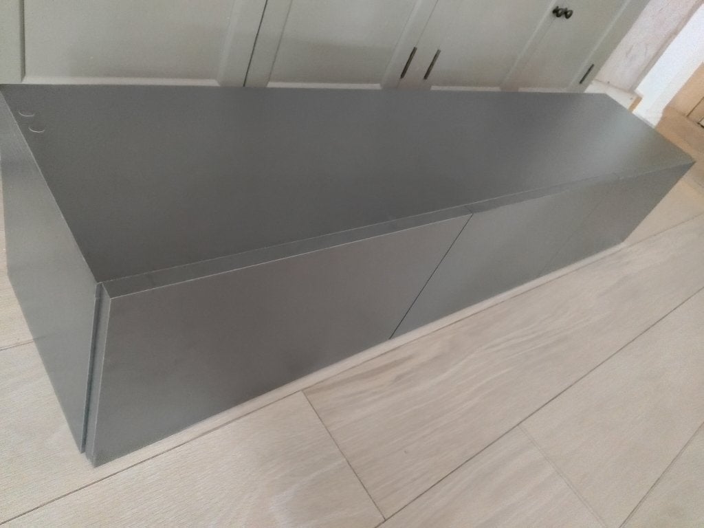 tv meubel antraciet muurmodel 150 cm, Huis en Inrichting, Kasten |Televisiemeubels, Ophalen, Gebruikt