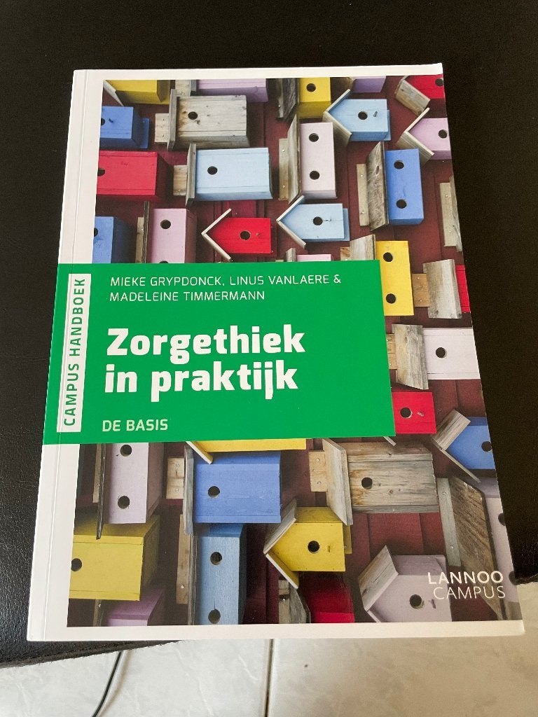Zorgethiek in de praktijk: de basis, Ophalen of Verzenden, Nieuw, Hoger Onderwijs, Lannoo Campus