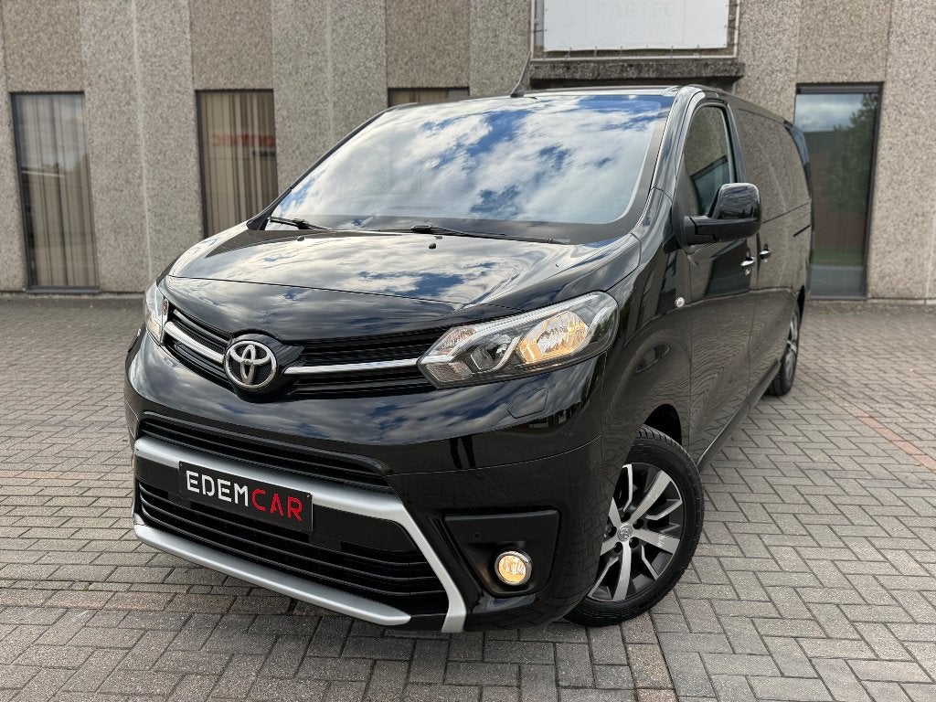 Toyota Proace Verso 2.0 D-4D L3 180 PK Automaat 8 Zitpl, Auto's, Dealer onderhouden, 4 cilinders, Zwart, Bedrijf