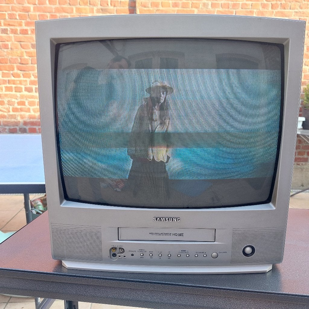Samsung CRT met ingebouwde vidrorecorder, Audio, Tv en Foto, Vintage Televisies, Gebruikt, 40 tot 60 cm, Samsung, Ophalen