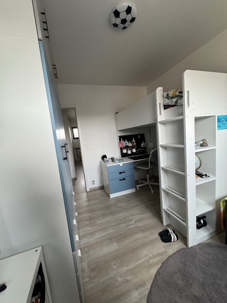 Hoogslaper en bureaucombinatie IKEA, 90 cm, 210 cm, Enlèvement, 160 à 180 cm