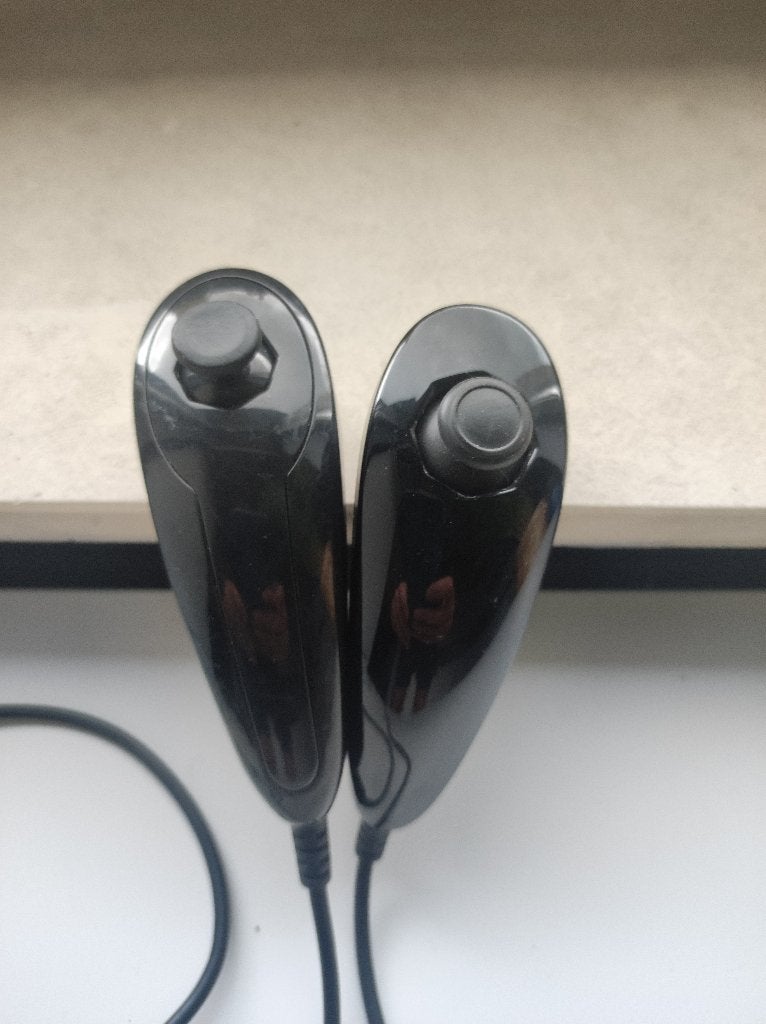 Nunchuck, Games en Spelcomputers, 2 spelers, Ophalen, Zo goed als nieuw