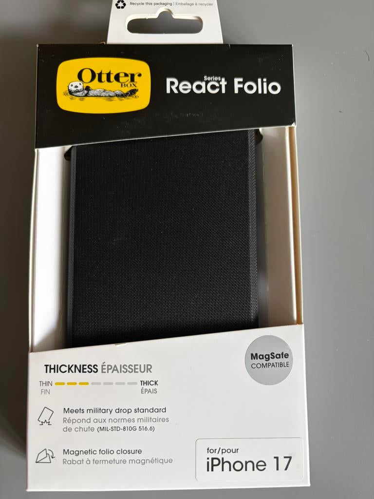Coque iPhone 17 Otterbox React Folio, Ophalen, Nieuw