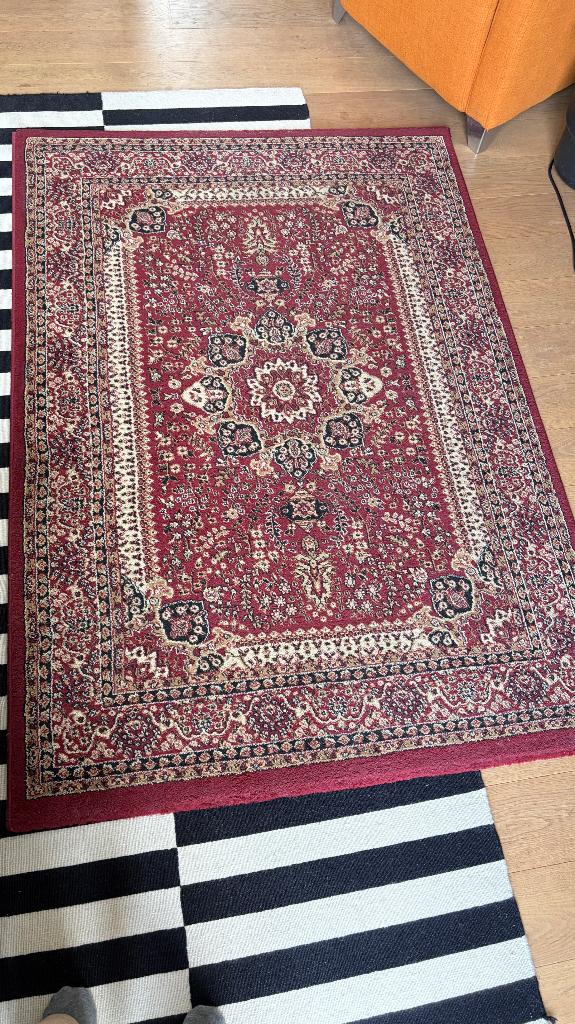 Tapijt Marrokaans, Rouge, Comme neuf, Enlèvement, Tapis