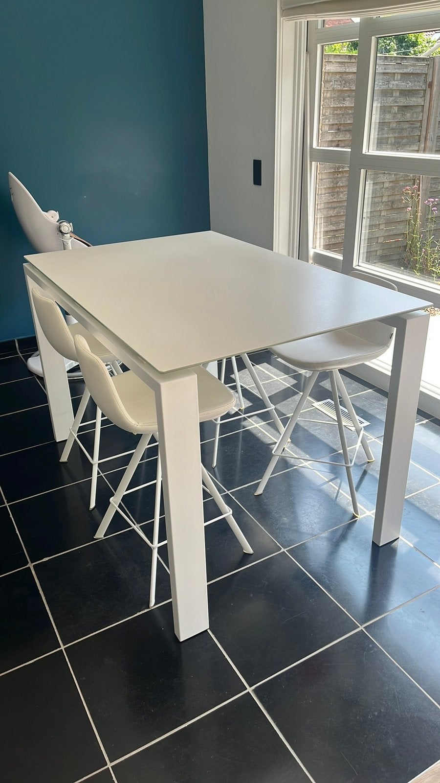 Joli bartafel in prima staat, Maison & Meubles, Tables | Tables à manger, Comme neuf, Verre, Enlèvement