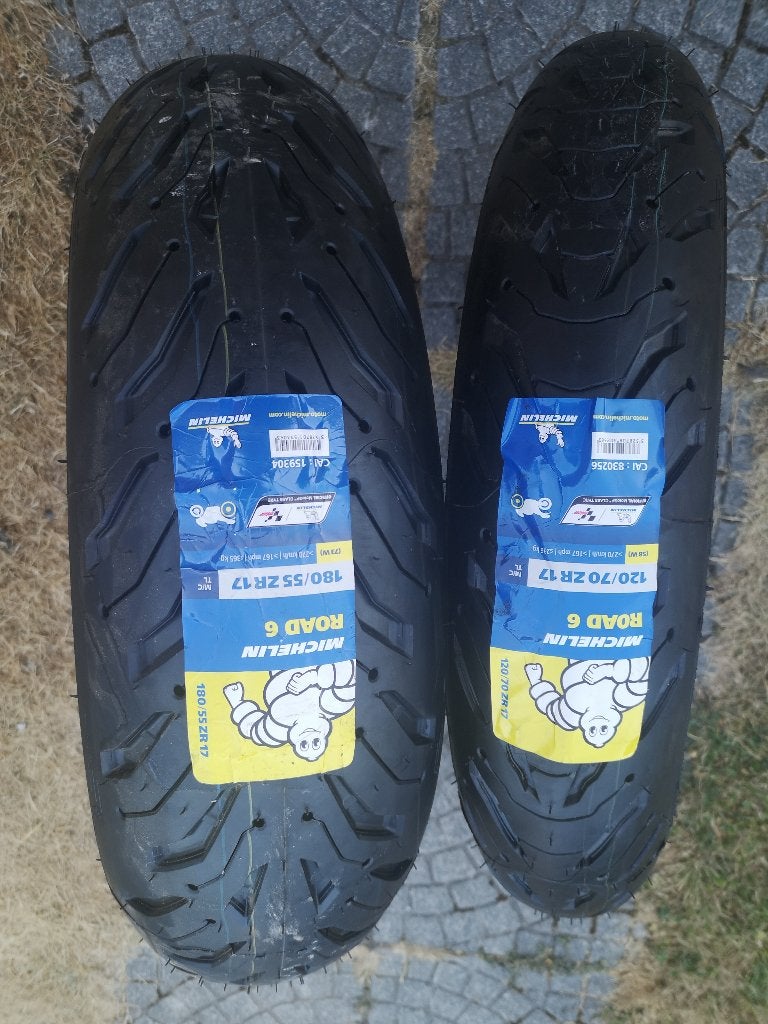 Michelin Pilot Road 6 120/70/17 & 180 /55/17, Motoren, Onderdelen | Merk-onafhankelijk, Ophalen, Nieuw