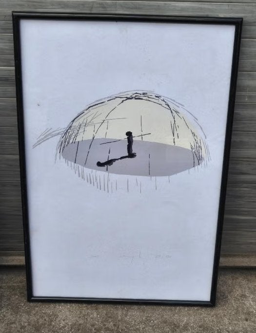 Lithographie signe, Enlèvement ou Envoi, Lithographie