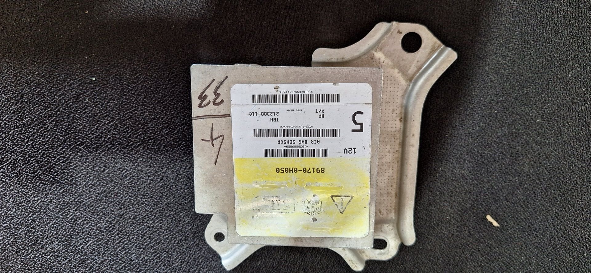 Originele Airbag Sensor Stuurmodule Computer Toyota TRW - 89, -, Utilisé, -, -