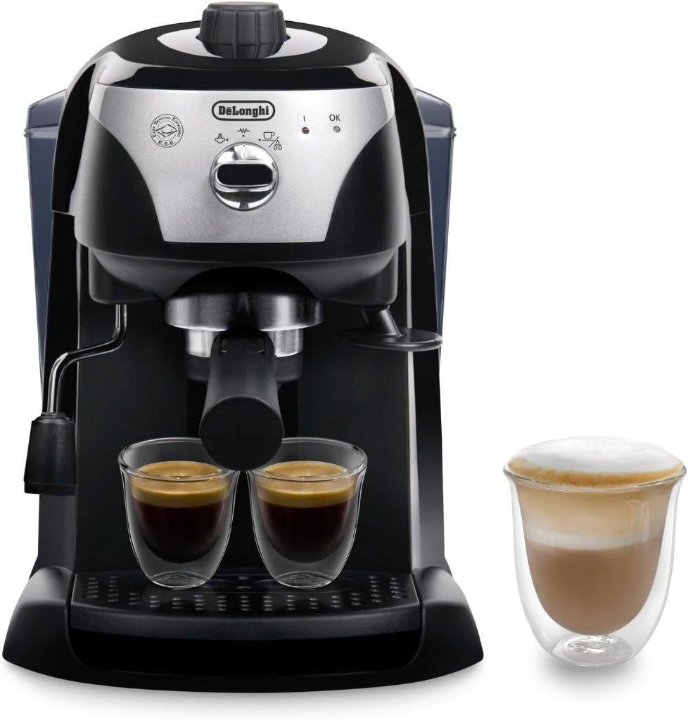 DeLonghi EC201 Expresso avec mousseur : NEUVE, Neuf, Réservoir d'eau amovible, Enlèvement ou Envoi, 2 à 4 tasses