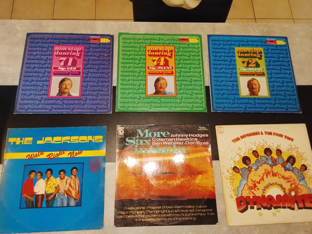 Lots de 6 vinyles édition originale, Envoi
