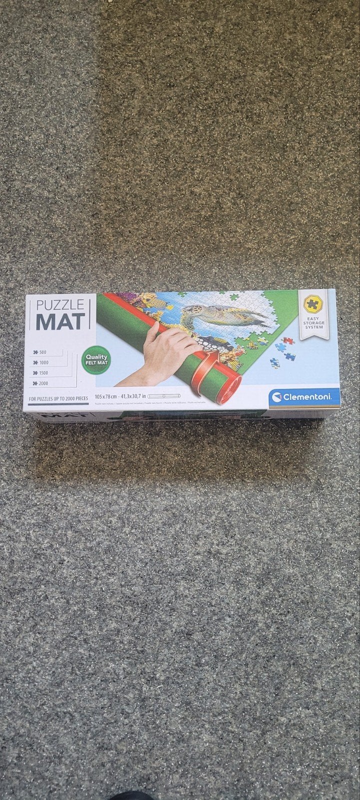 Puzzelmat, Ophalen