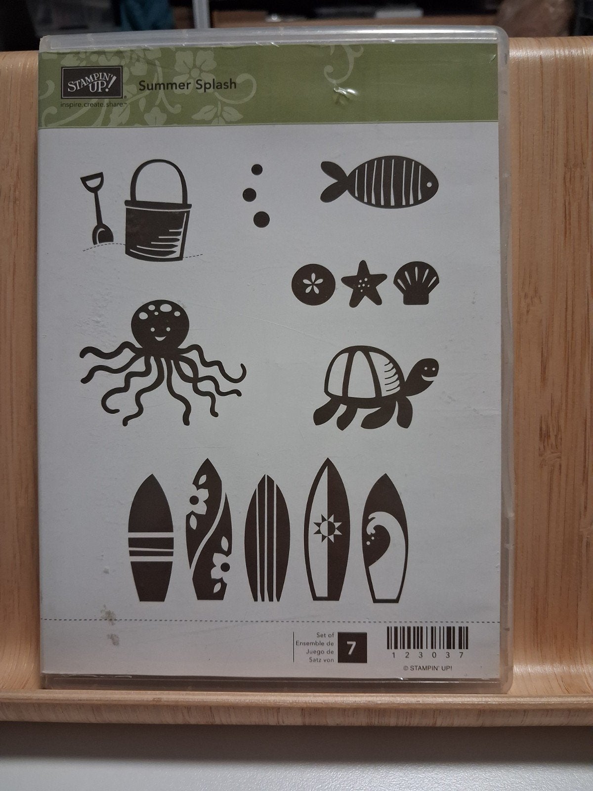 Stampin Up - Stempelset Summer Splash, Enlèvement