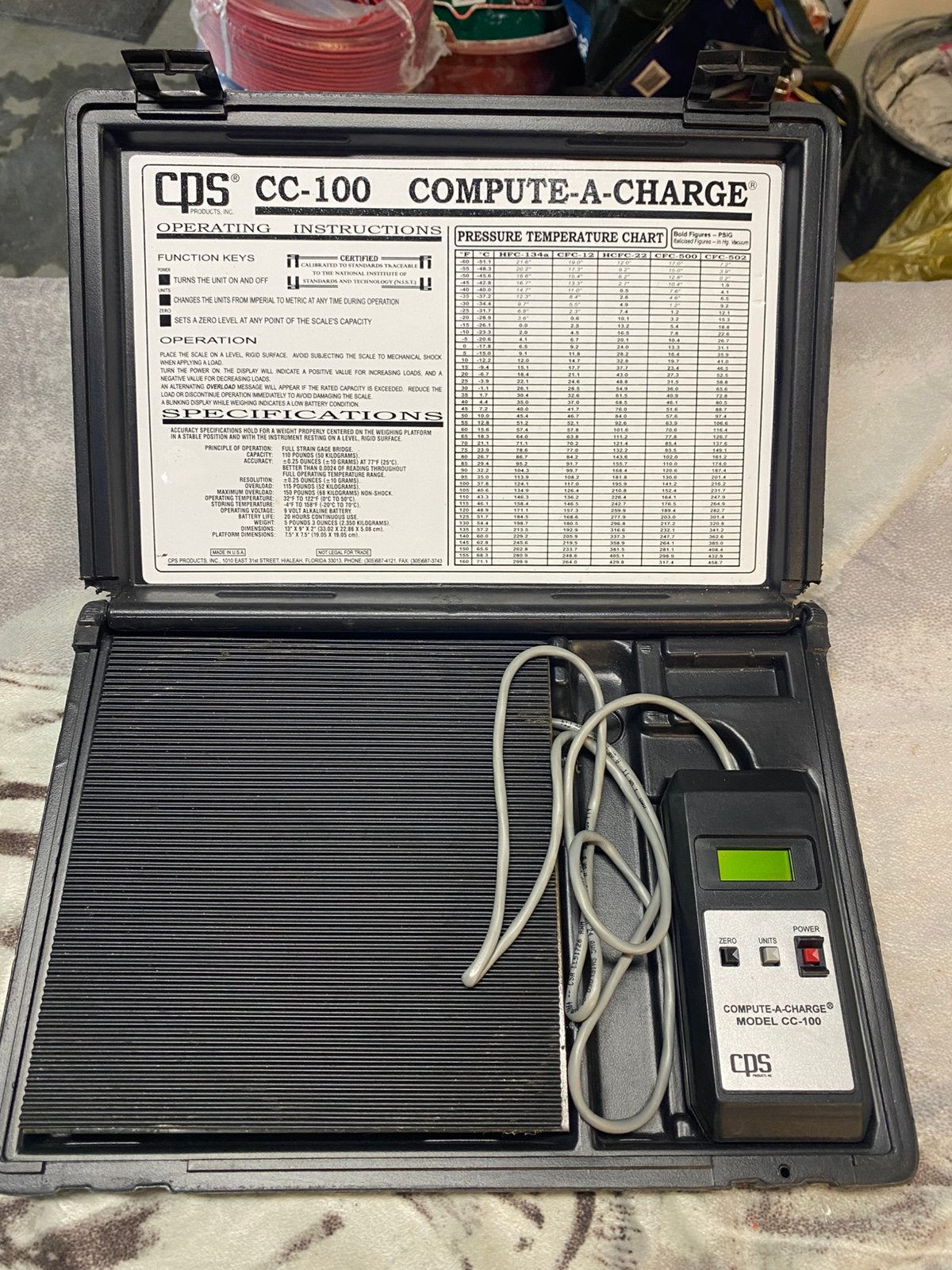Cps cc100 koelingsafgifteschaal tool, Collections, Appareils électroniques, Enlèvement, Ordinateurs et Machines à calculer